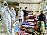 Telangana Congress prez visits Covid-19 ward in Suryapet govt hospital