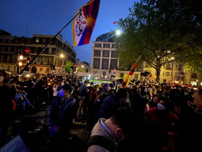 Remembering Tiananmen: Vigil held outside Chinese Embassy in London