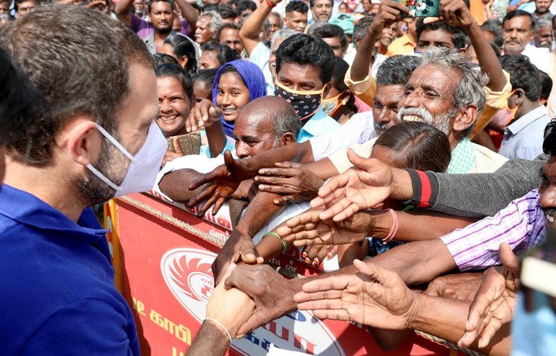 Congress MP Rahul Gandhi kicks start campaign in poll-bound Tamil Nadu