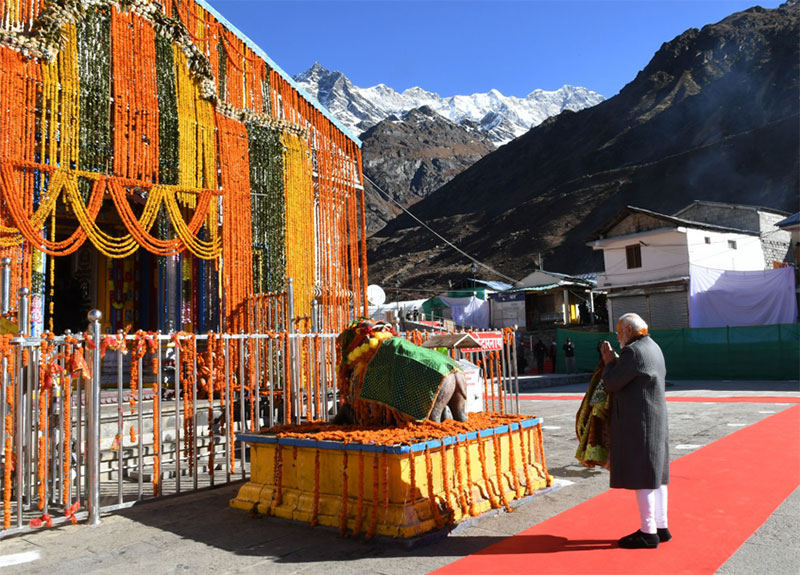 PM Modi visits Kedarnath in Uttarakhand