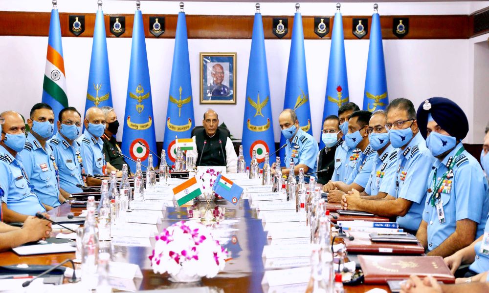 Rajnath Singh chairs Air Force Commanders’ Conference