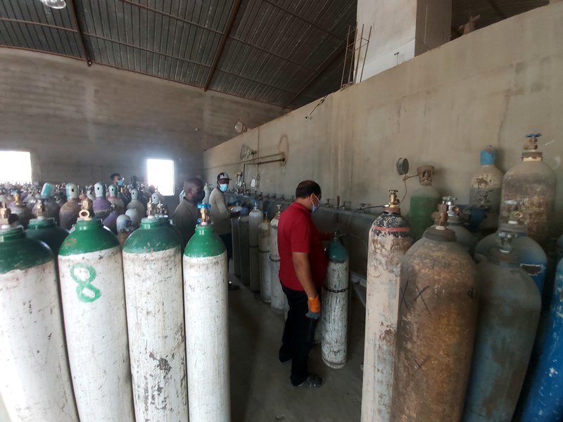 Oxygen supply in Libya