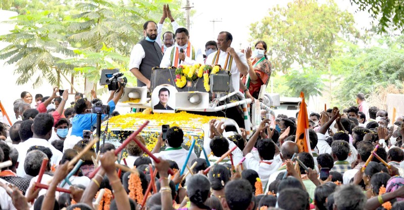 Telangana: Nagarjuna Sagar Bypoll campaign at Gurrampode