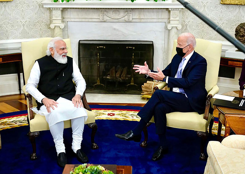 Modi in US: Indian PM meets US President Joe Biden