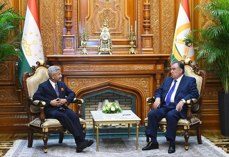 S Jaishankar meets Tajikistan President, Foreign Minister in Dushanbe