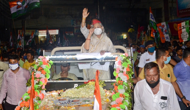 Bengal: Jaya Bachchan campaigns for TMC in Kolkata