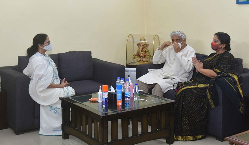 Mamata Banerjee meets Shabana Azmi in Delhi