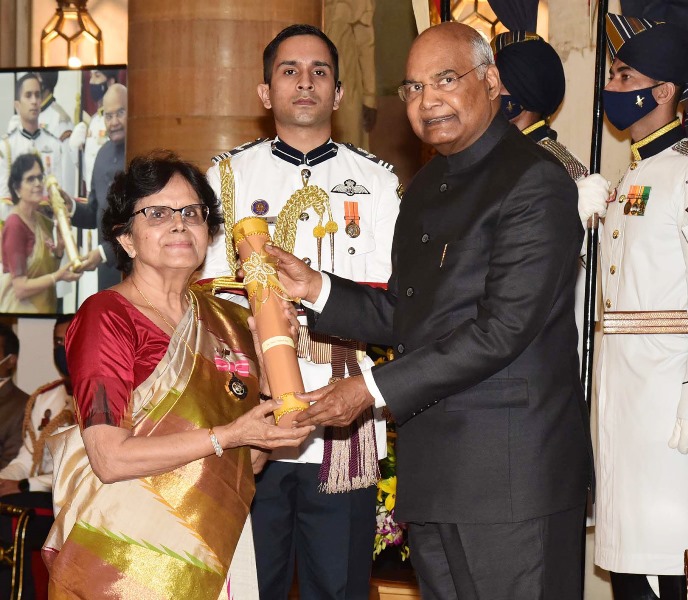 Prez Ram Nath Kovind presents Padma Shri, Padma Bhushan awards to dignitaries at Rashtrapati Bhavan in Delhi