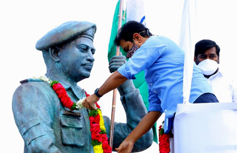 Colonel Santosh Babu statue unveiled