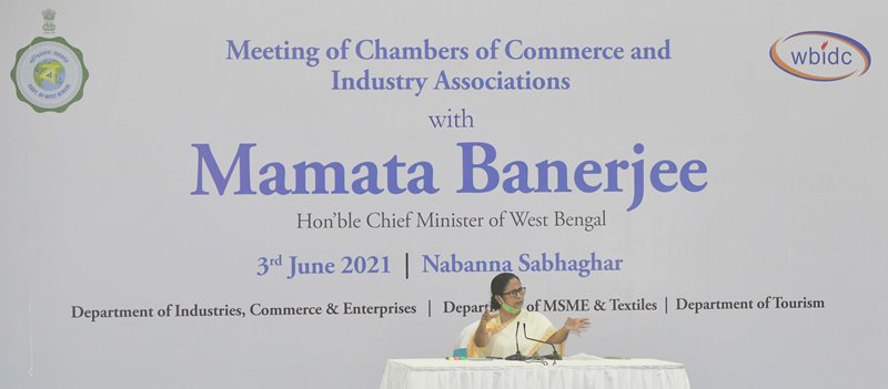 Mamata Banerjee meets representatives of Chambers of Commerce and Industry Associations at Nabanna