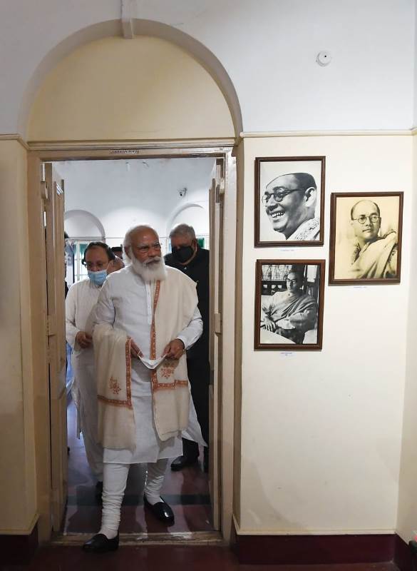 PM Modi in Kolkata on Netaji’s birth anniversary