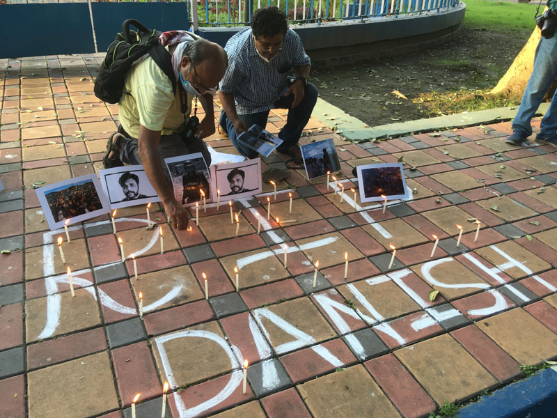 Photojournalists in Kolkata remember lensman Danish Siddiqui killed in Afghanistan conflict