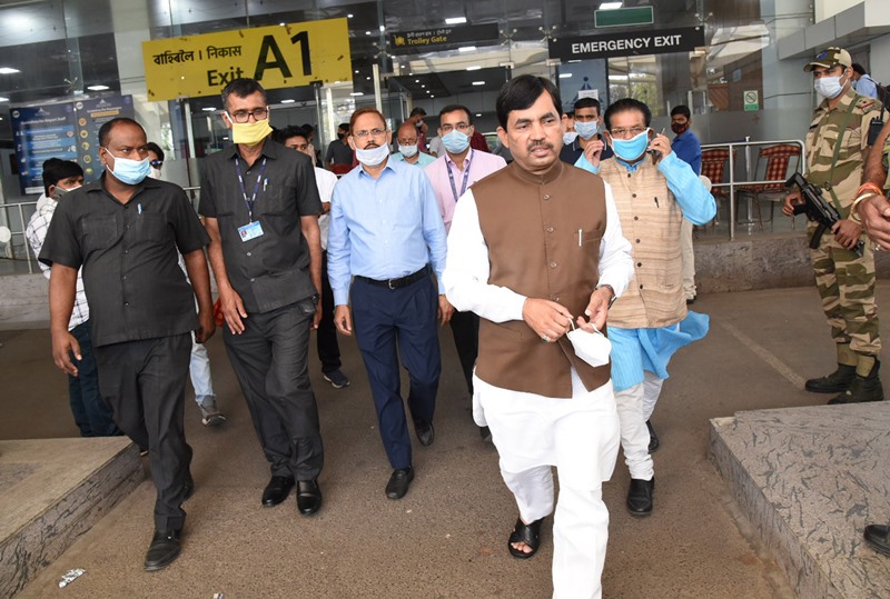 BJP's Syed Shahnawaz Hussain in Guwahati for Assam poll campaign
