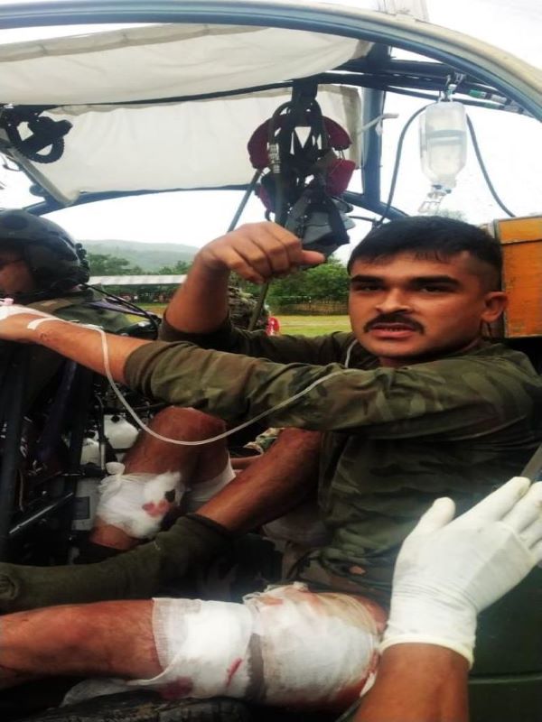 Manipur ambush: Injured Assam Rifles soldiers airlifted and treated in hospital