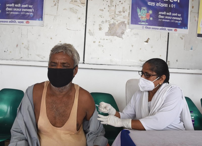 COVID-19 vaccination drive in Patna