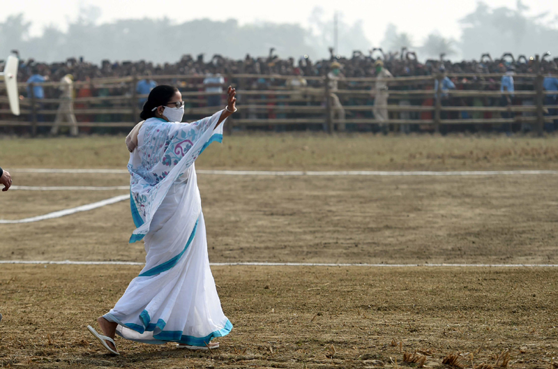 In Images: Mamata Banerjee in Nandigram