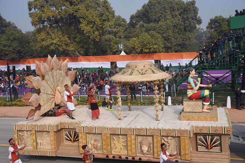 Republic Day dress rehearsal: Tableaus representing various Indian states rolling down on Delhi's Rajpath