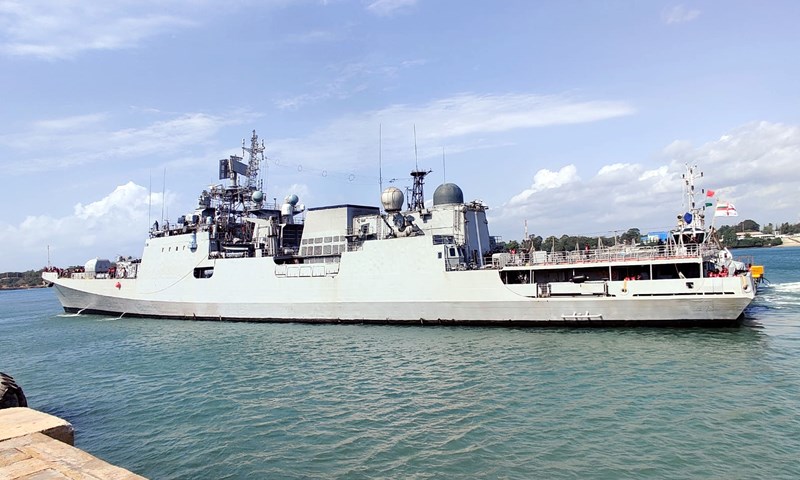 Indian Navys INS Talwar reaches Mombasa