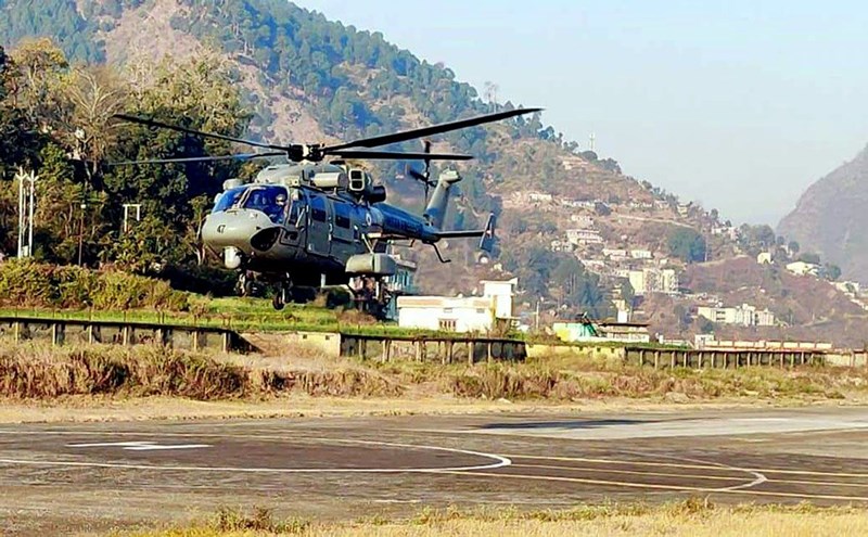 IAF chopper carrying NDRF team joins rescue op in cloudburst affected areas near Amarnath cave