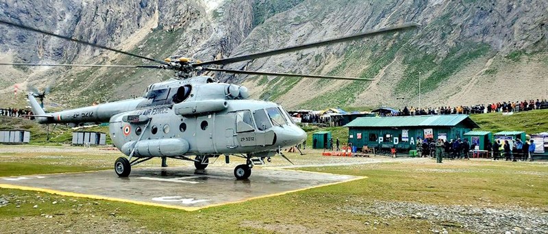 IAF chopper carrying NDRF team joins rescue op in cloudburst affected areas near Amarnath cave