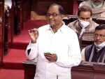 Congress MP Chidambaram addresses Rajya Sabha