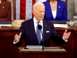 Joe Biden addresses joint session of Congress in Washington DC