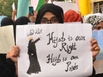 Students in Kolkata protest against hijab ban in Karnataka schools and colleges