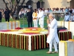Prez Droupadi Murmu, PM Modi pay tribute to Mahatma Gandhi on his birth anniversary