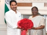 YS Jagan Mohan Reddy meets President Droupadi Murmu in Delhi