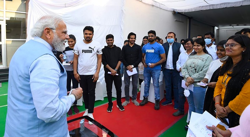 PM Modi interacts with evacuated Indian students from war-hit Ukraine