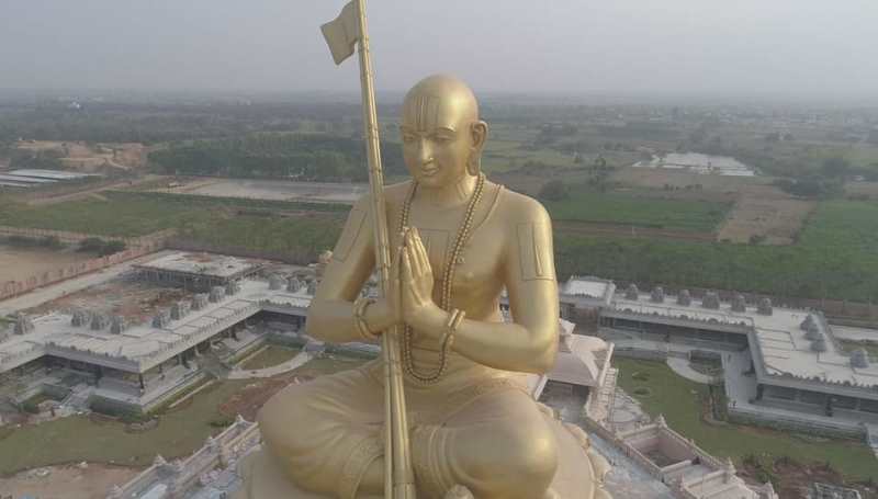 PM Modi inaugurates 216-foot 'Statue of Equality' honouring 11th-century saint Ramanujacharya in Hyderabad