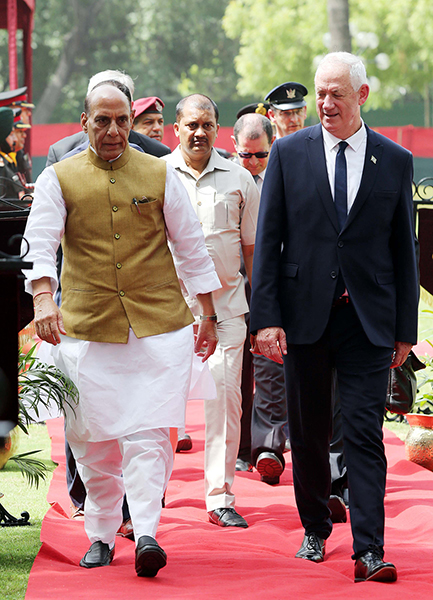Israel Defence Minister Benjamin Gantz's India tour