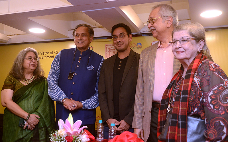 Kolkata: Shashi Tharoor at Oxford Bookstore's celebration of 100 years