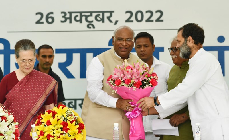 In Images: Mallikarjun Kharge takes charge as Congress president