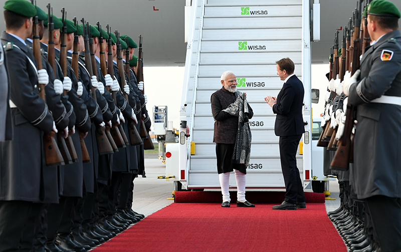 PM Modi begins German trip