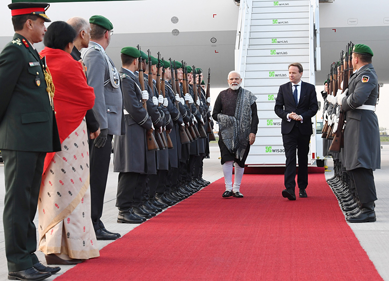 PM Modi begins German trip
