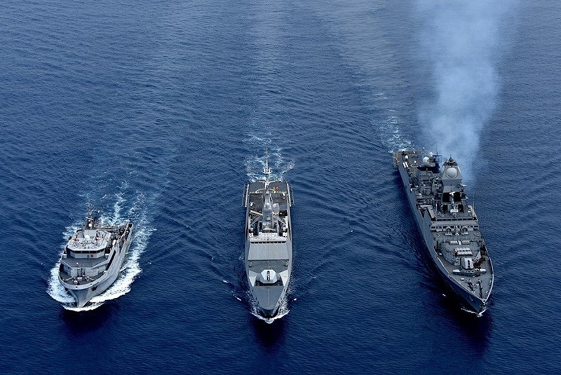 India, France condict sea phase of bilateral naval exercise