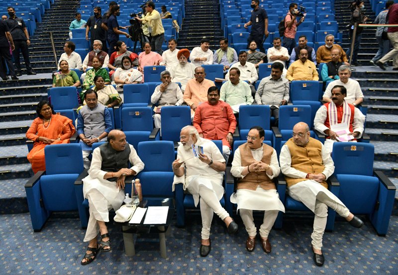 PM Modi attends BJP parliamentary party meeting