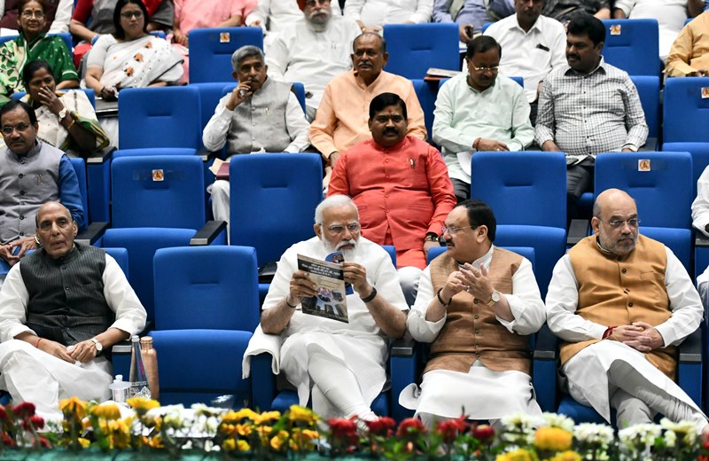 PM Modi attends BJP parliamentary party meeting