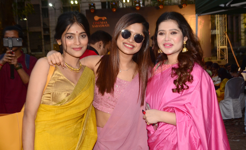 Tollywood stars celebrate Saraswati Puja