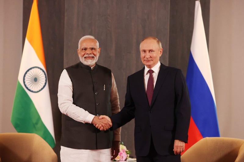 SCO Summit: PM Modi, Russian Prez Putin hold talks