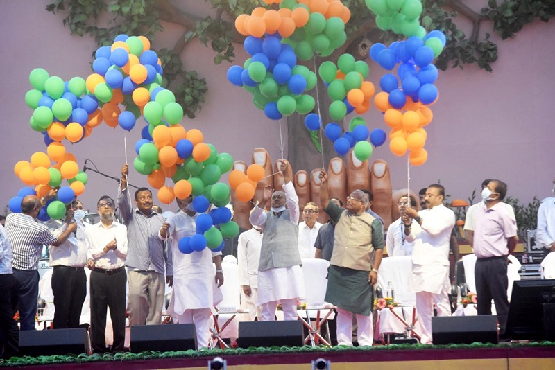 Nitish Kumar inaugurates Bihar Diwas Function
