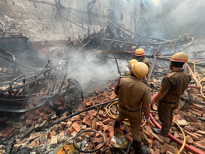 Fire guts Kolkata film production godown, vehicles
