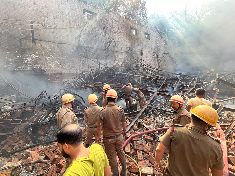 Fire guts Kolkata film production godown, vehicles