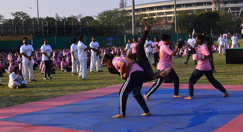 Kolkata Police conducts self-defence workshop for women