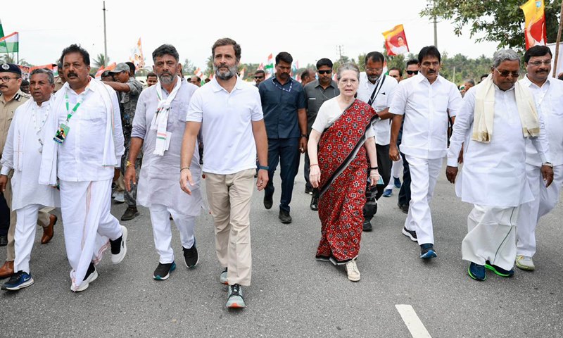 In Images: Sonia Gandhi joins Rahul Gandhi-led Congress' Bharat Jodo Yatra