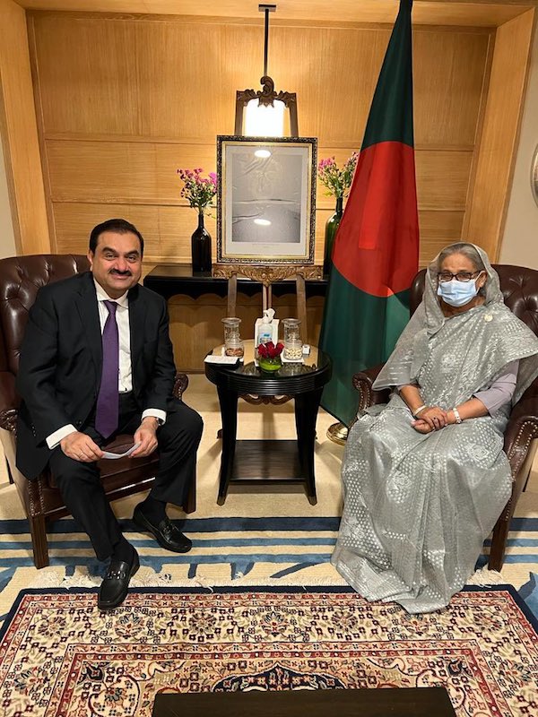 Gautam Adani meets Bangladesh PM Sheikh Hasina