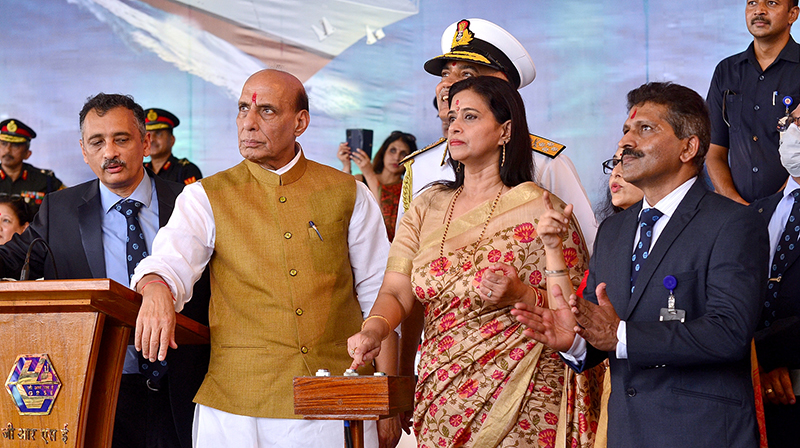 Rajnath Singh visits Kolkata, launches Y- 3023 Dunagiri, Project 17A frigate