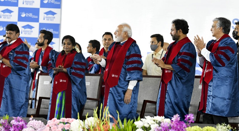 PM Modi addresses graduation ceremony of ISB Hyderabad