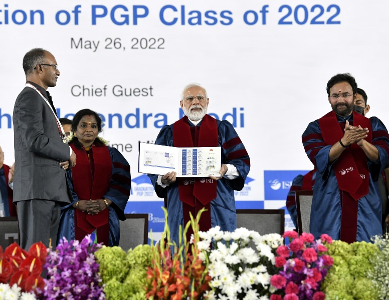 PM Modi addresses graduation ceremony of ISB Hyderabad